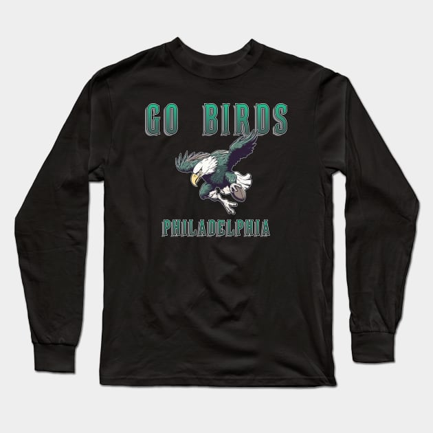 Go Birds Long Sleeve T-Shirt by lospaber